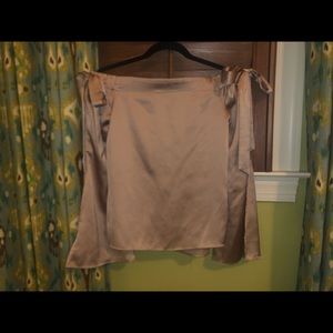 American threads satin bow top